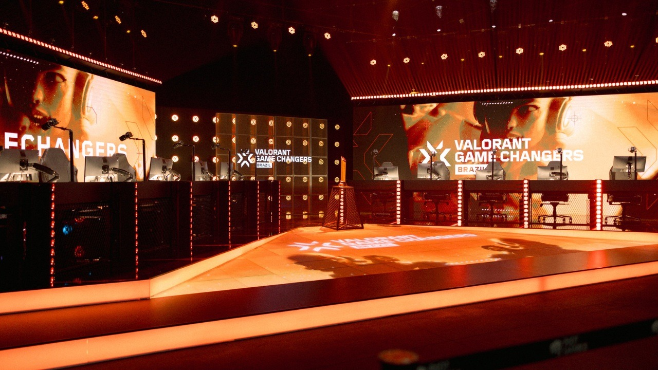Players compete on a Valorant Game Changers stage