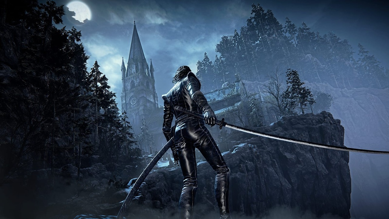 Players face a large creature in The Duskbloods