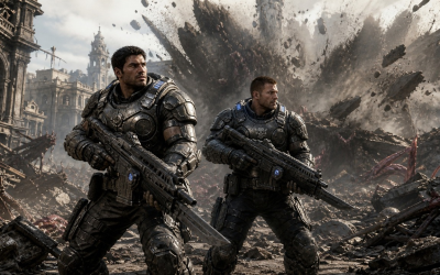 Gears of War: E-Day returns to Marcus and Dom at the start of the invasion