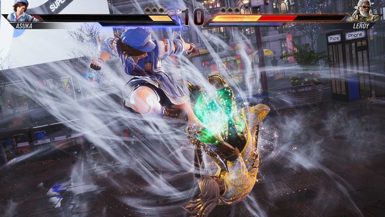 A Tekken 8 match shows the current battle system