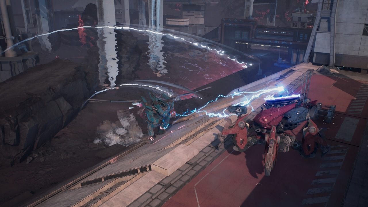 A close battle between robots in War Robots: Frontiers