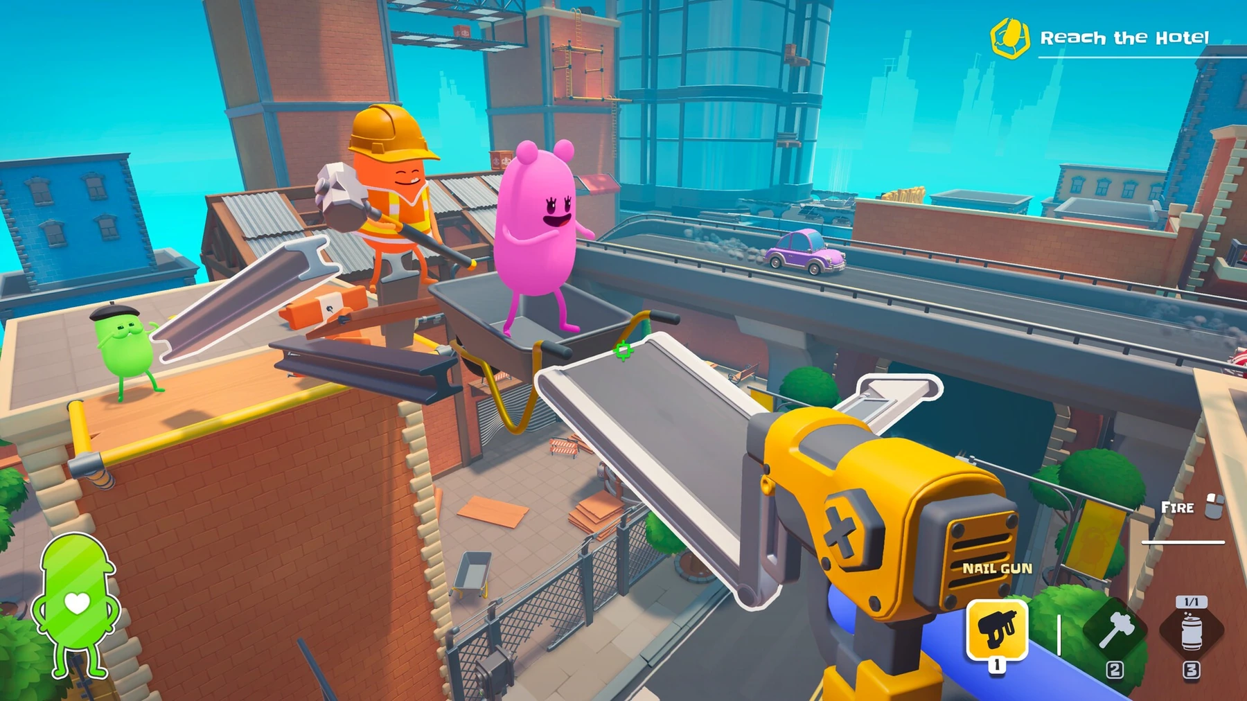 Dumb Ways to Build turns cooperative construction into physics problem solving