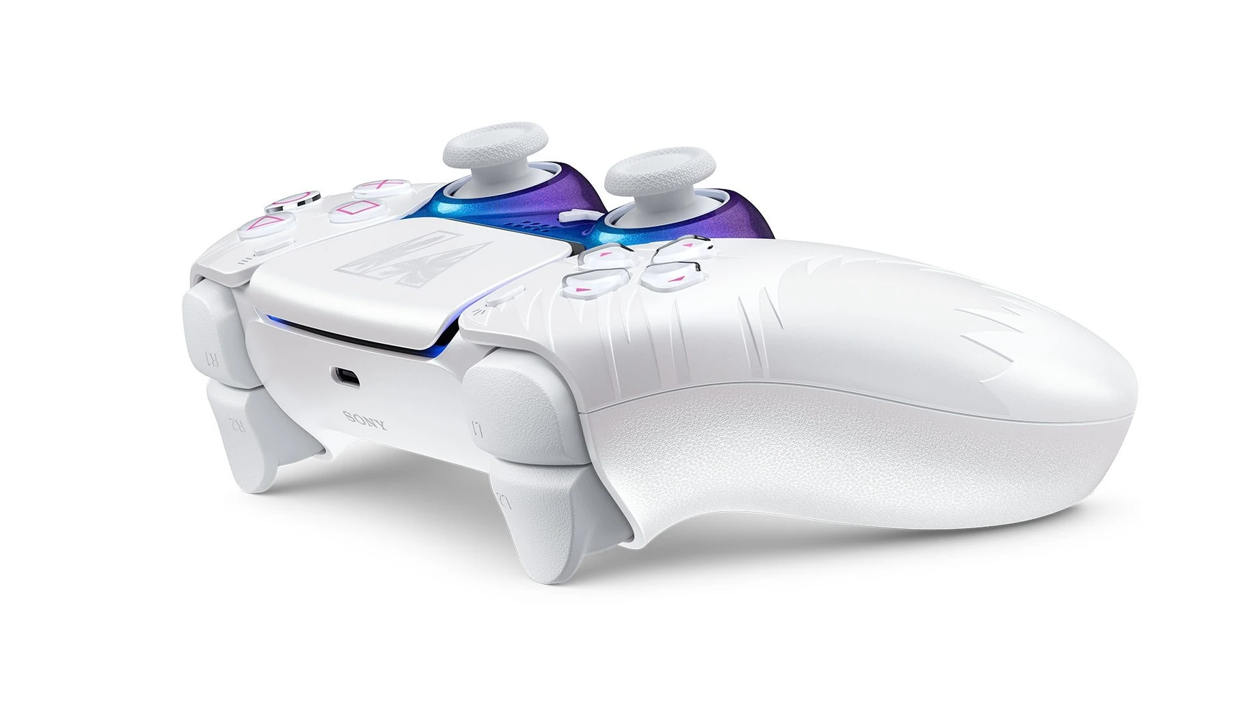Supporting image for GTA 6 receives two limited DualSense designs inspired by Vice City