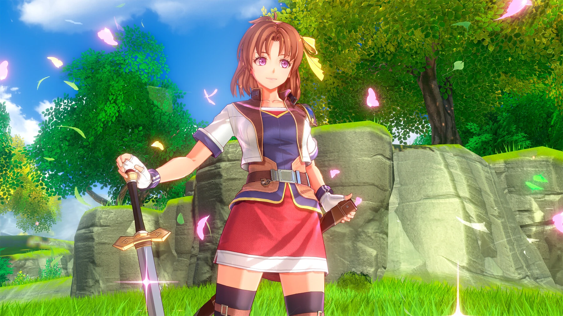 Estelle Bright in Trails in the Sky 2nd Chapter.