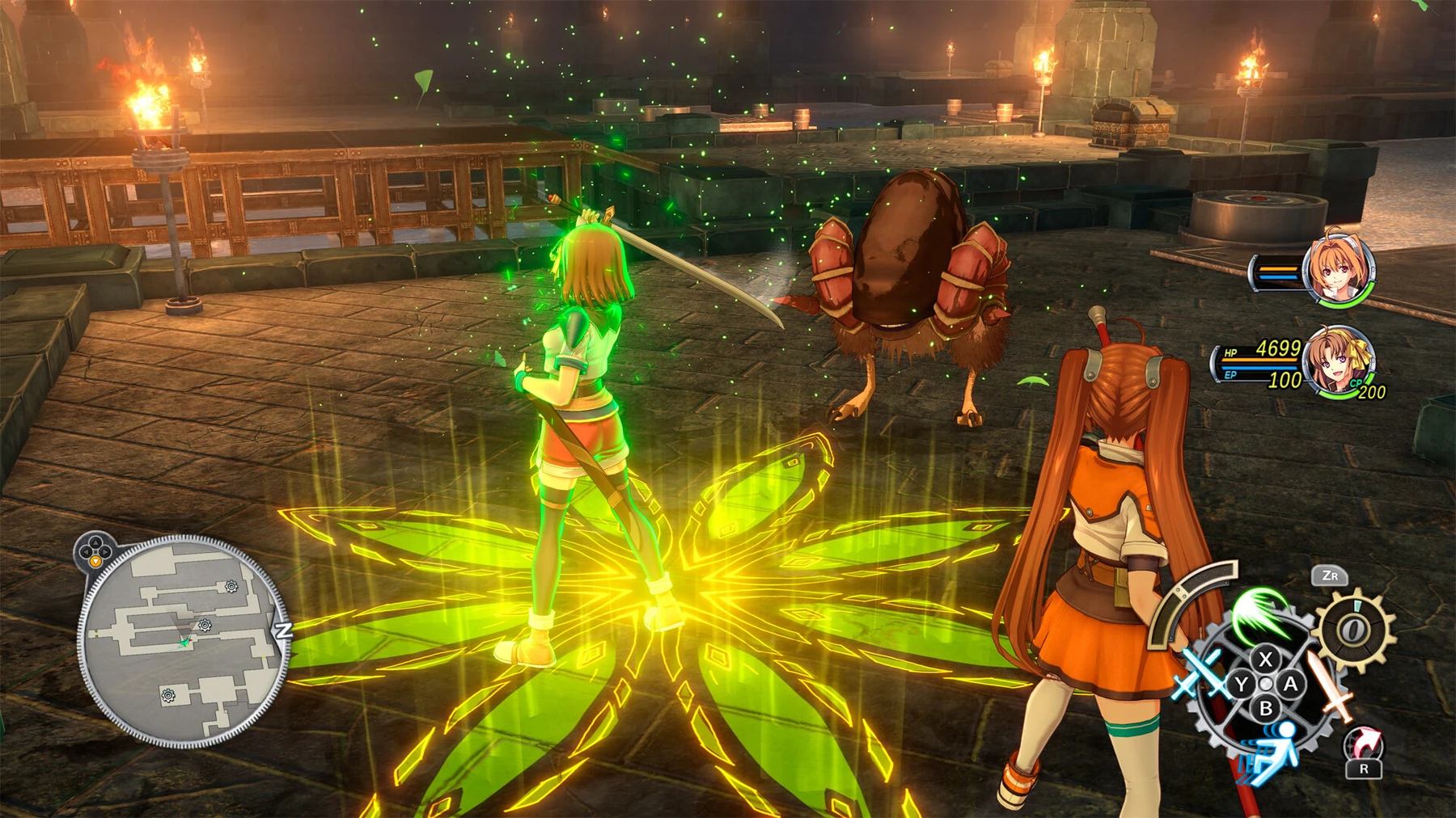 A battle from the publisher's gameplay screenshots.