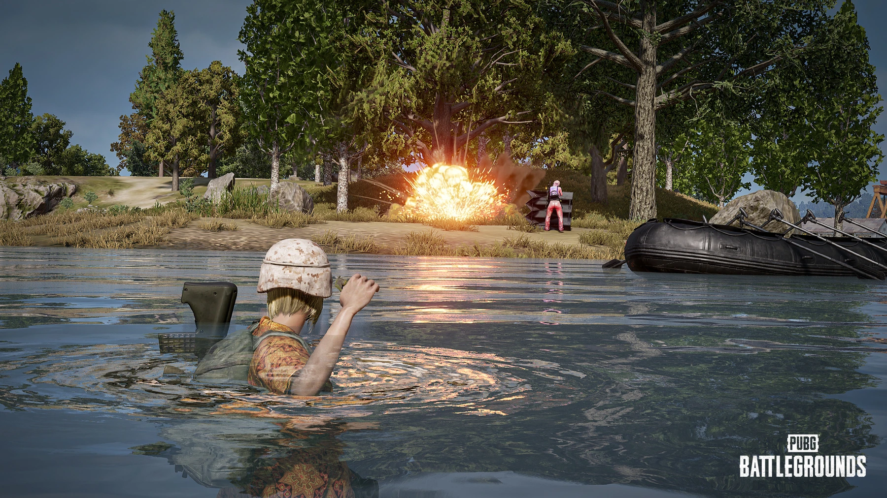 Update 43.1 allows selected actions while floating on water.