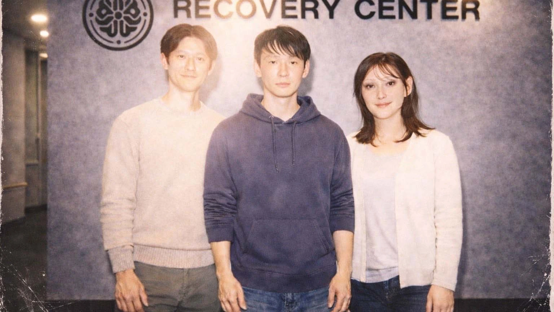 Junko, Shinji and Hideo together inside the rehabilitation centre in BrokenLore Don't Lie