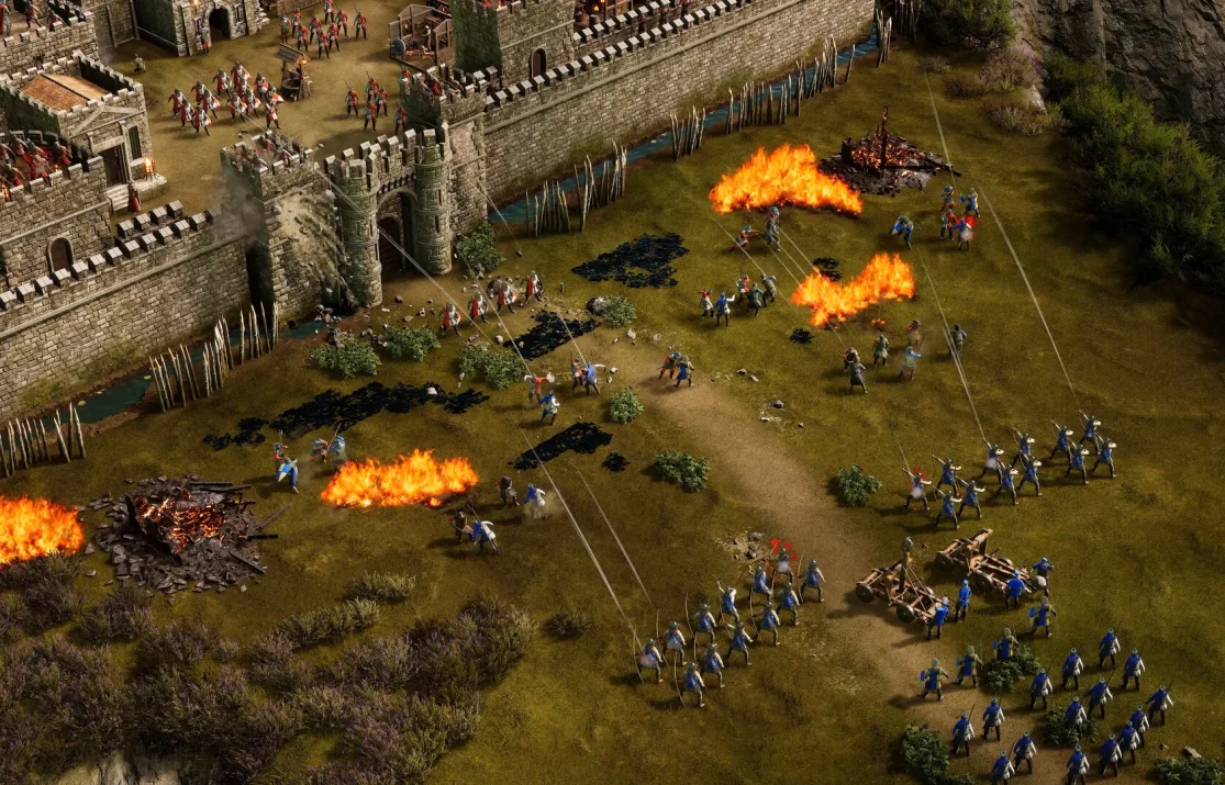 Stronghold 4 returns to medieval England with a 22-mission campaign and larger sieges