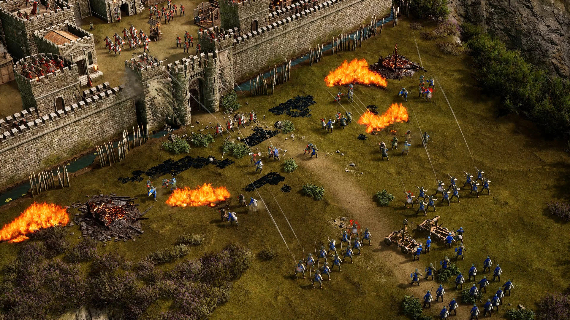 Stronghold 4 returns to medieval England with a 22-mission campaign and larger sieges