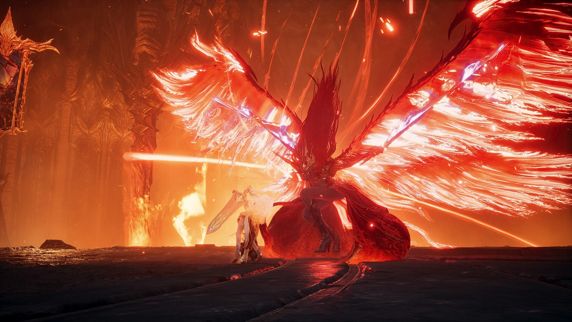 A large combat encounter in AION 2