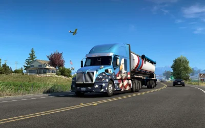 American Truck Simulator’s Road Trip: Ford DLC is live on Steam and unlocks Car Mode