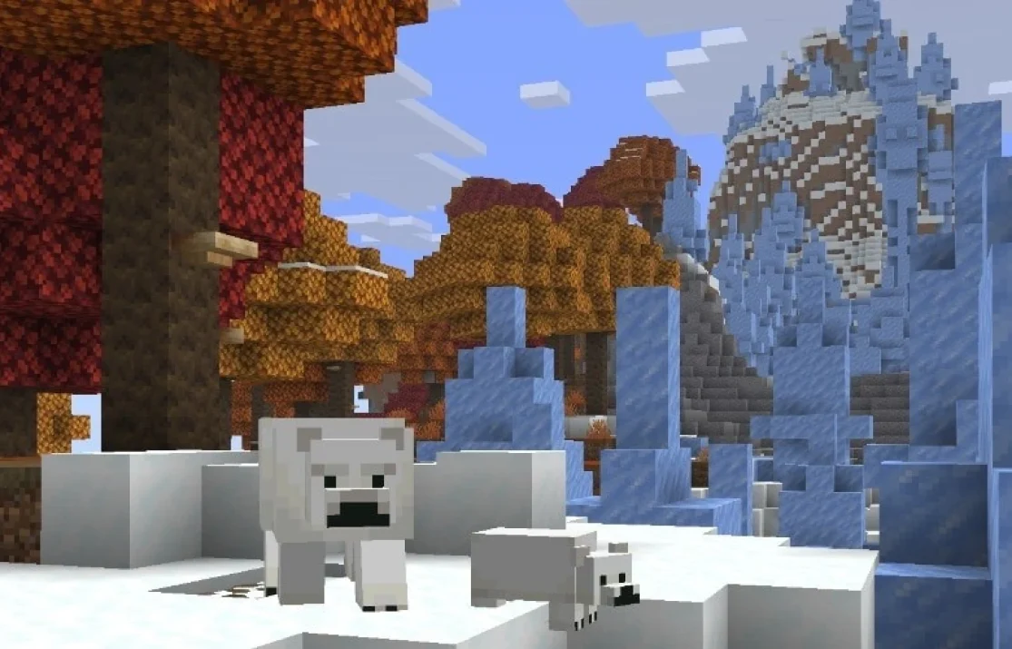 Minecraft Snapshot 10 speeds up structure searches and refreshes the Realms entry screen