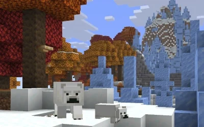 Minecraft Snapshot 10 speeds up structure searches and refreshes the Realms entry screen