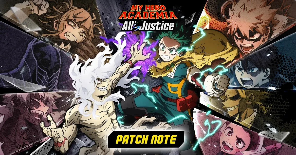 Supporting image for My Hero Academia: All's Justice adds ten minigames and a new title-screen visual