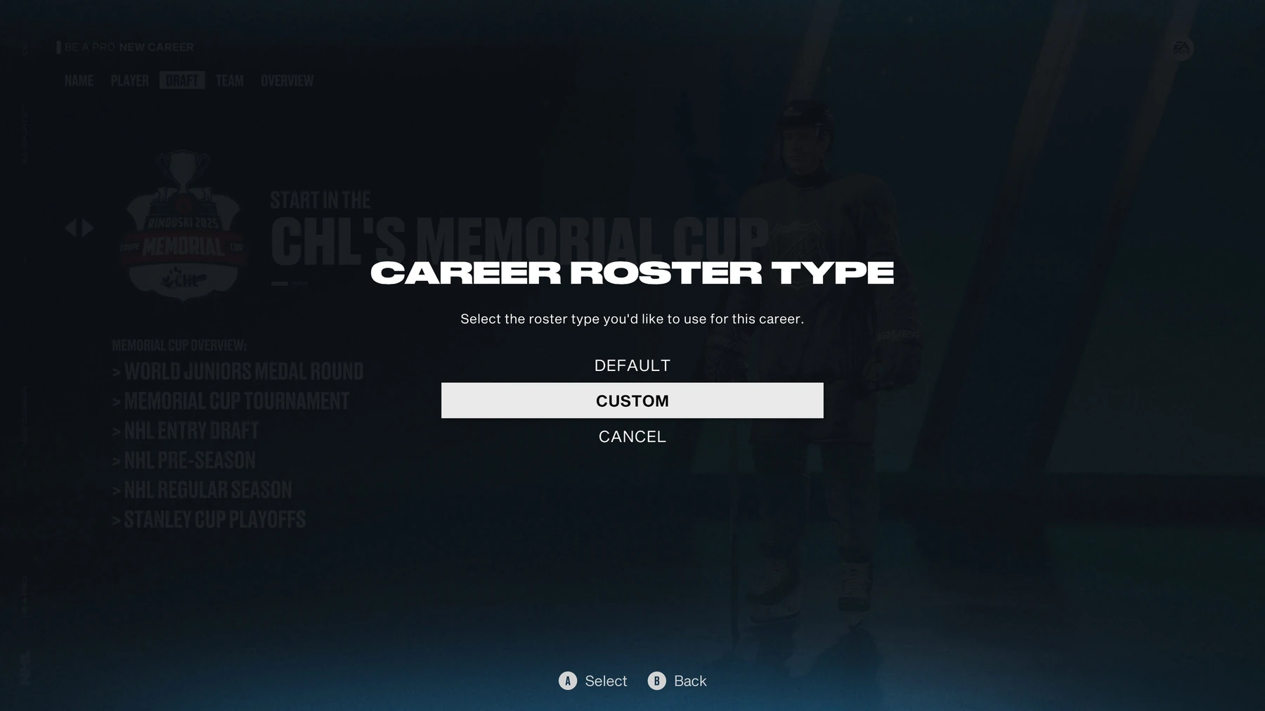 Supporting image for NHL 27 makes leadership a full-season challenge in Be a Pro