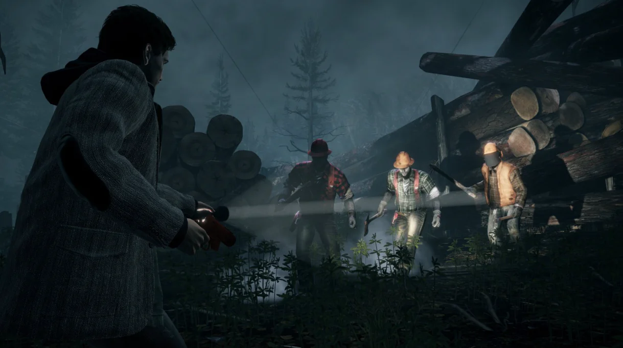 Alan Wake and the monsters