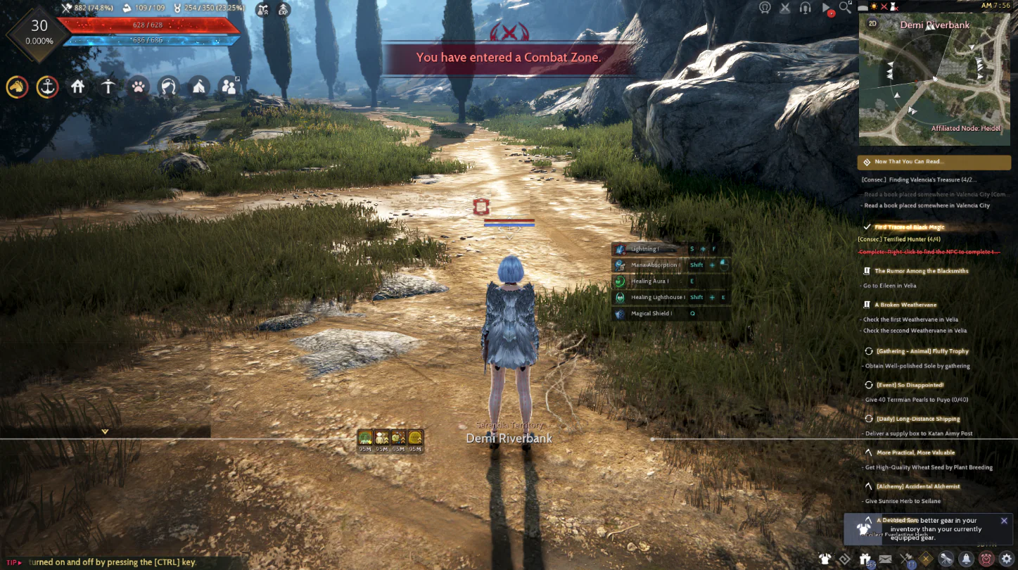 Black Desert interface