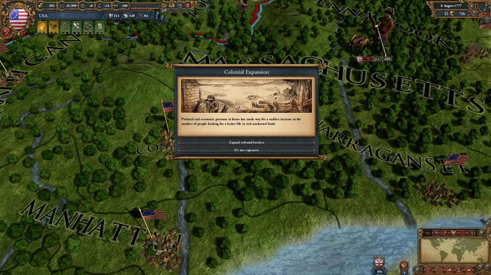 Colonization in Europa Universalis IV A New Age of Discovery