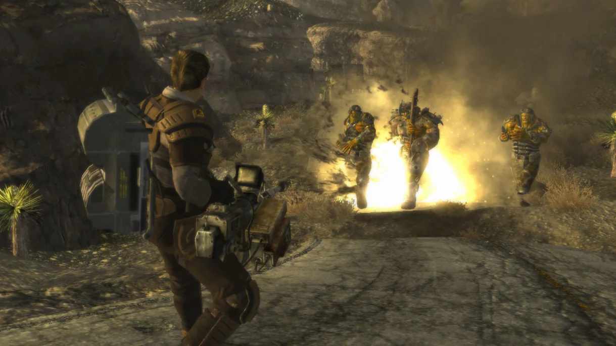 Fallout New Vegas Flamethrower and Enemies