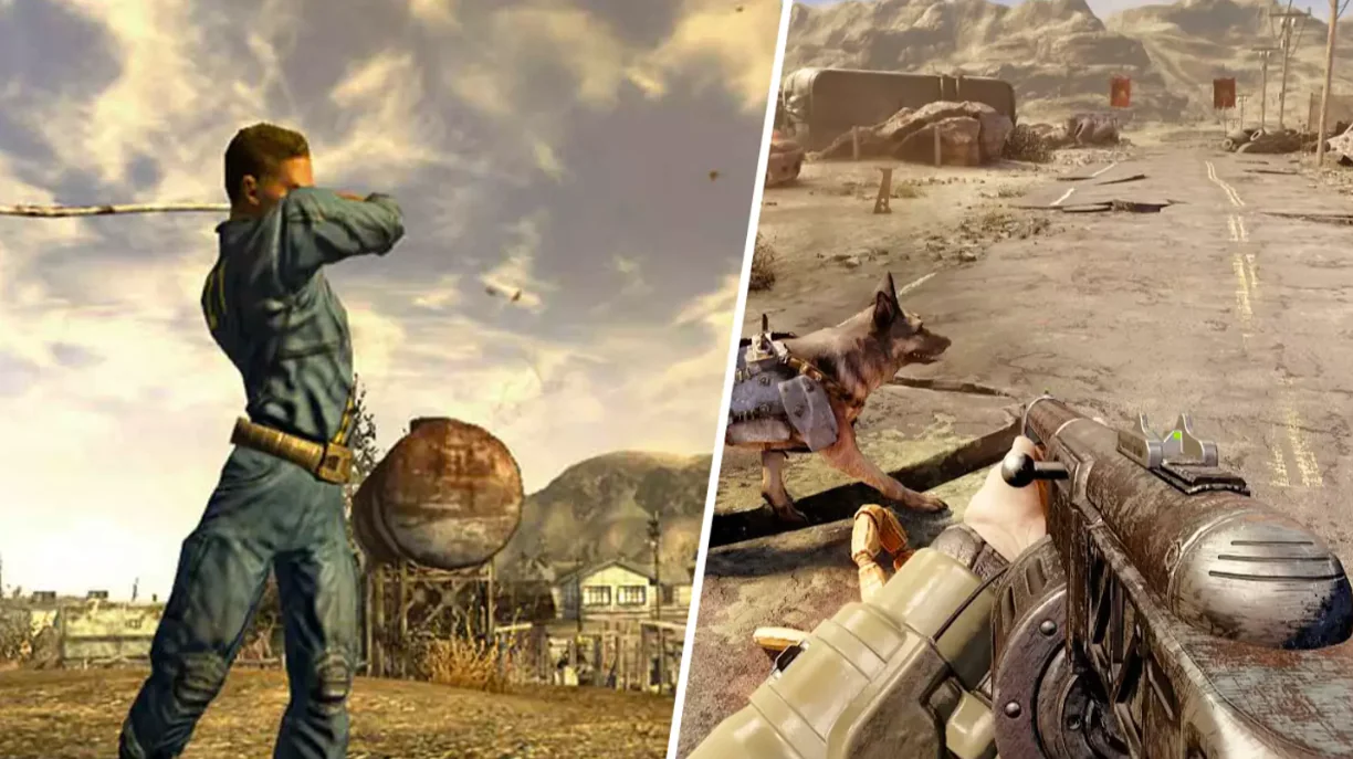 Fallout New Vegas weapons and dog