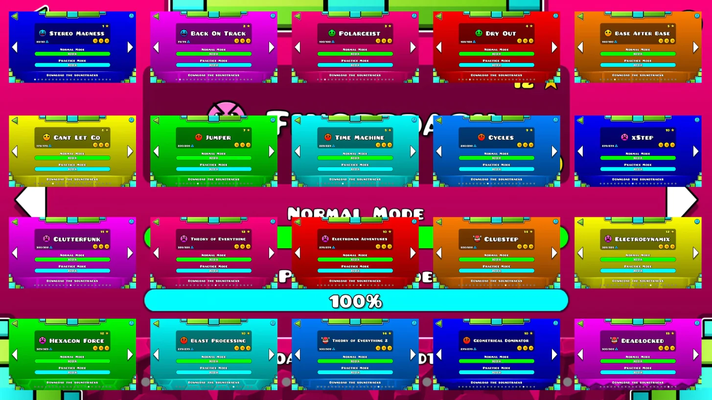 Geometry Dash levels