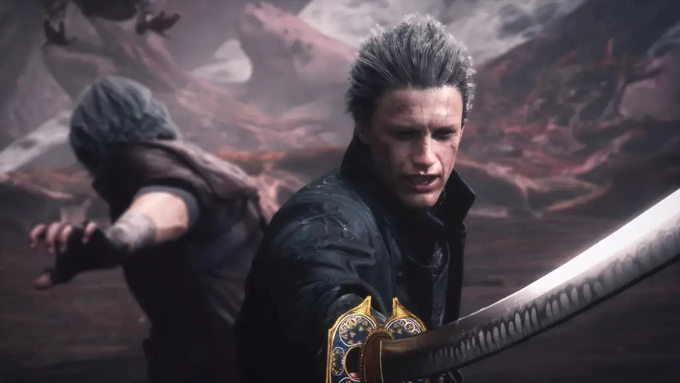 How does V fight in Devil May Cry 5