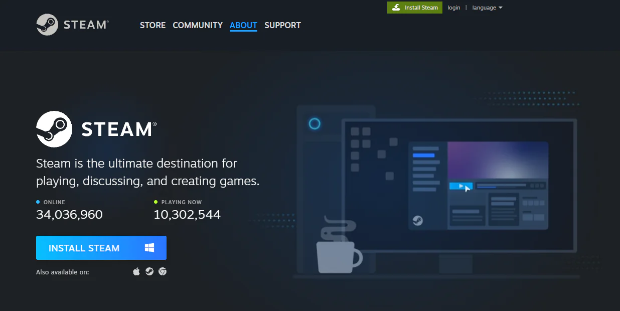 Install Steam