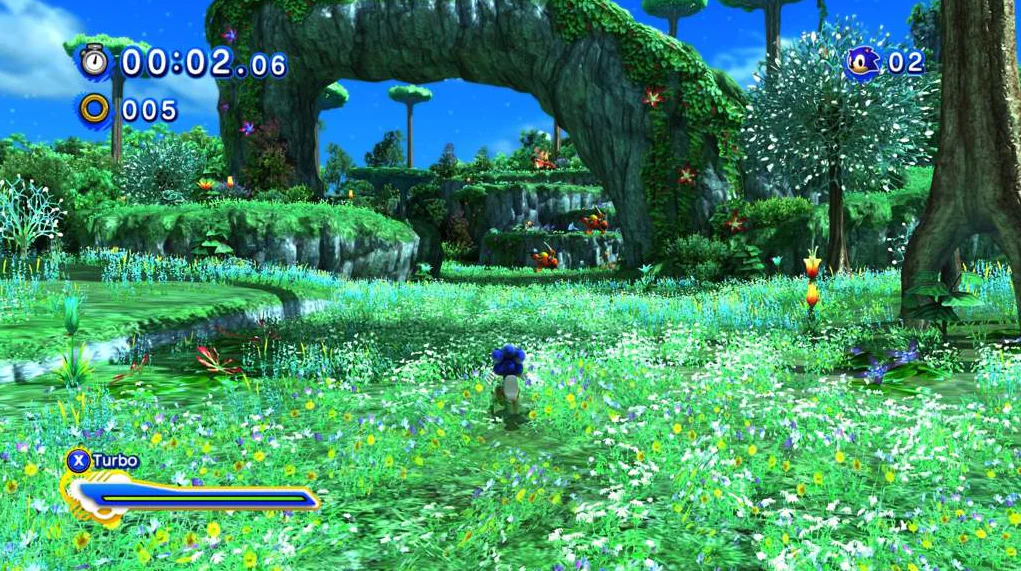 Sonic Generations graphics