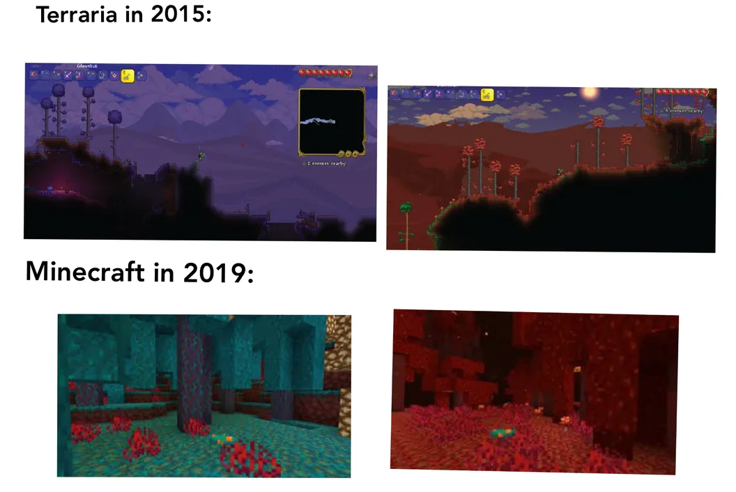 Terraria is not a Minecraft copy