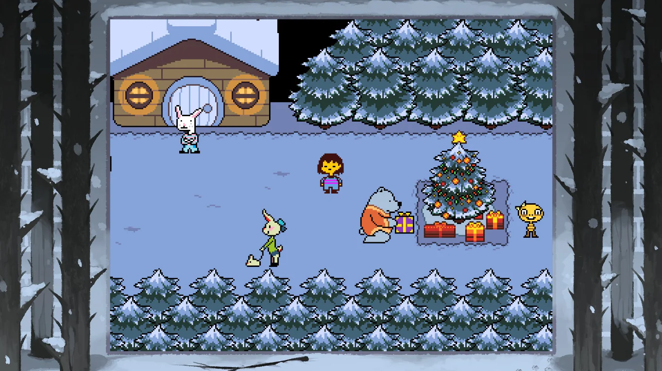 Undertale winter and characters