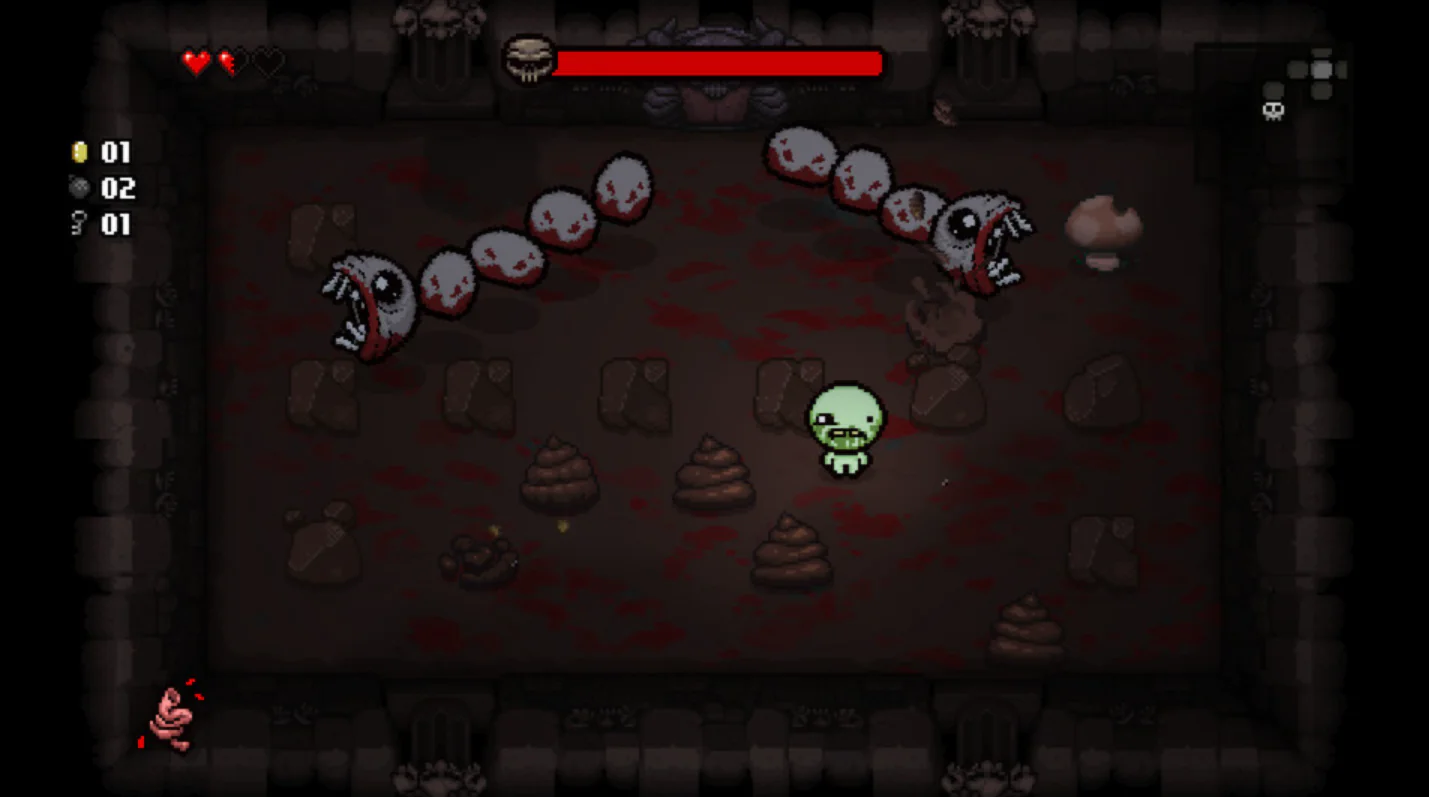 A collection of powerful items and upgrades in The Binding of Isaac: Rebirth, enhancing character abilities and changing appearance.