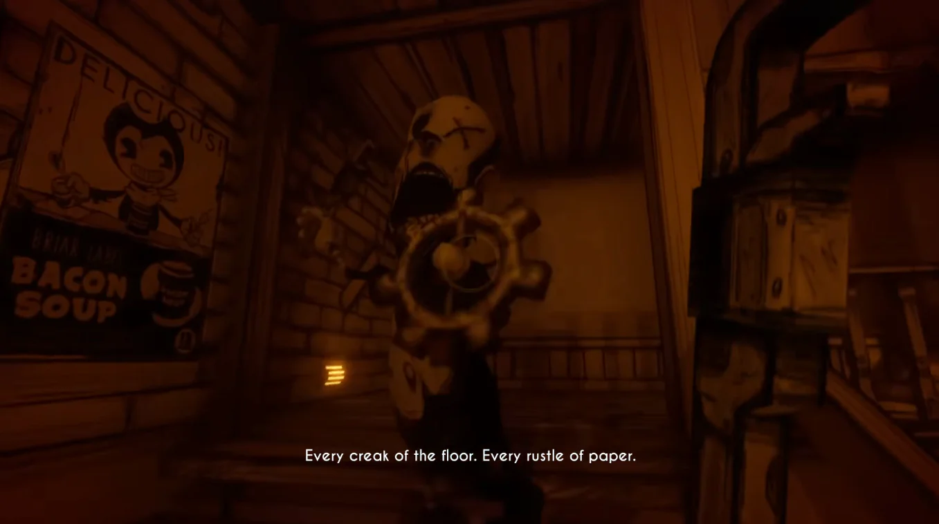 Bendy and the Ink Machine gameplay and dialogue