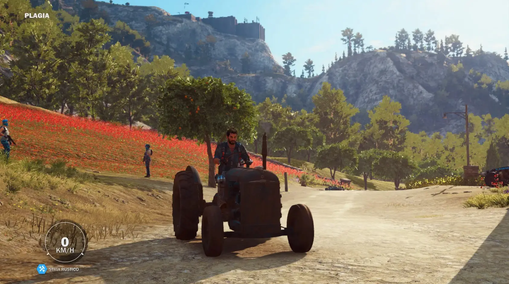 Just Cause 3 Tractor Ride