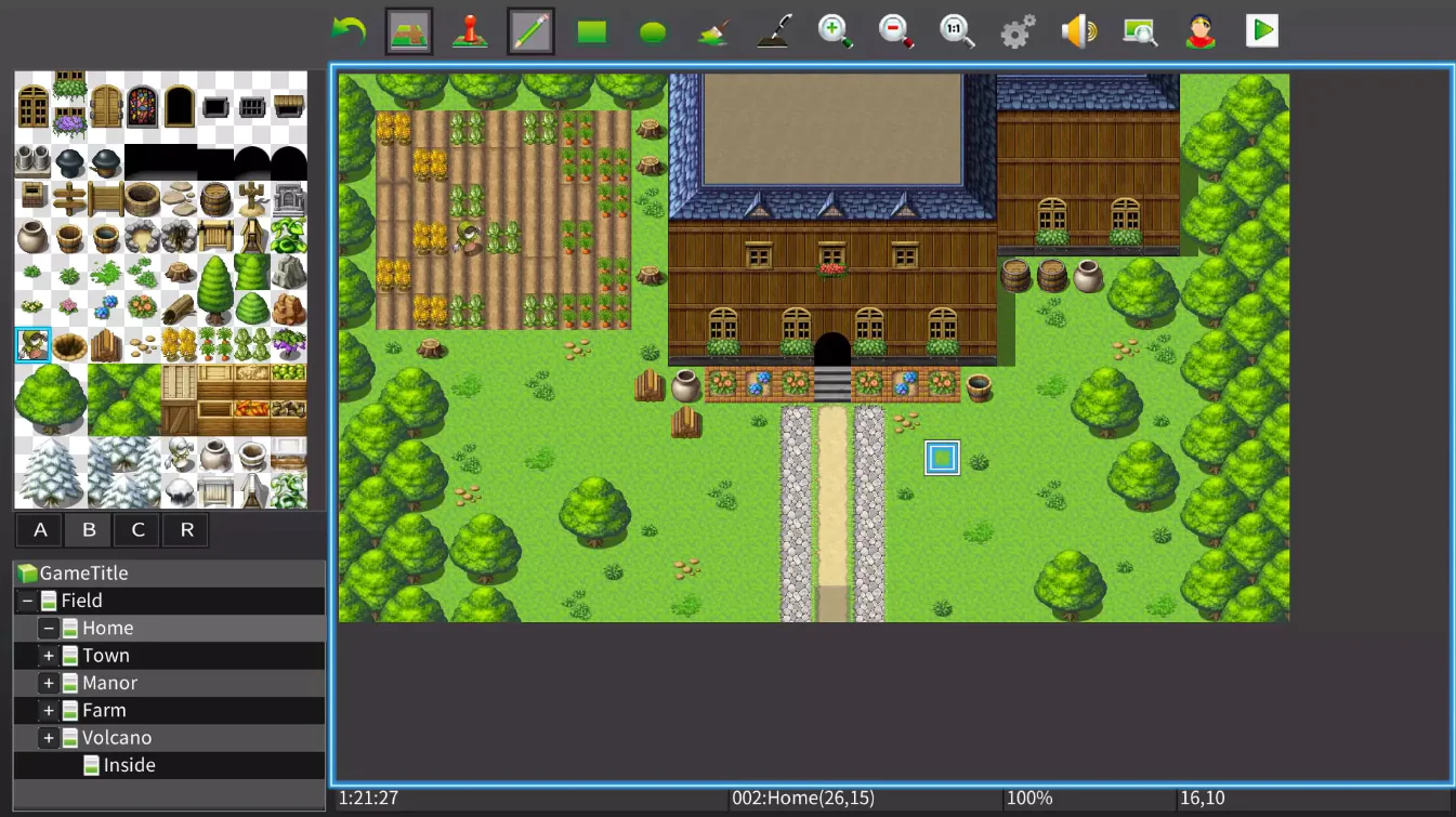 RPG Maker MV project creation