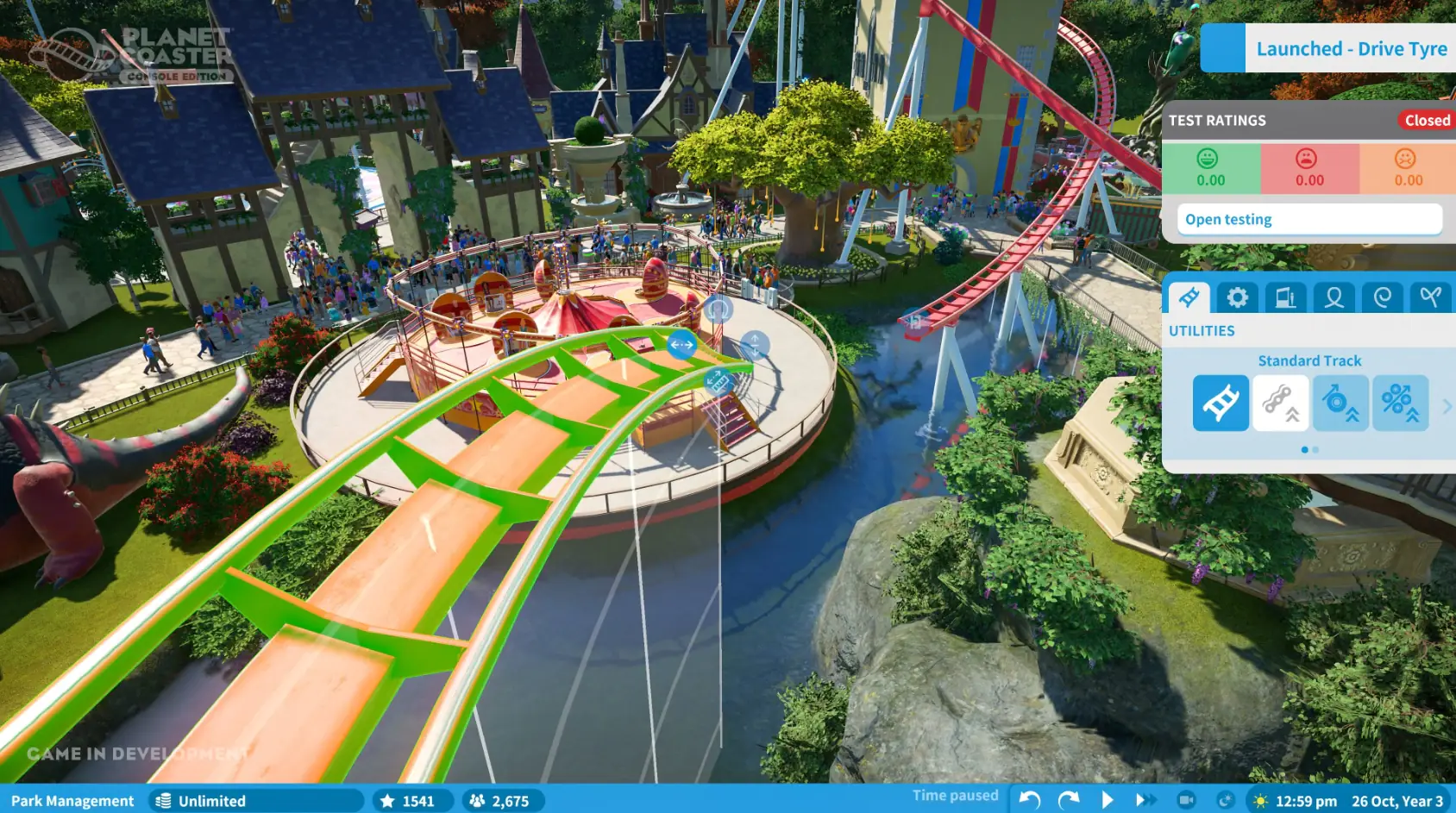 planet coaster gameplay